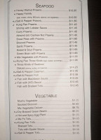 Amazing Kitchen menu