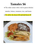 Francis Tacos menu