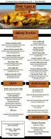 The Table Bistro Events menu