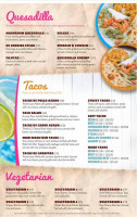 Fiesta Azteca Mexican menu