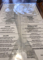 Cap's On The Water menu