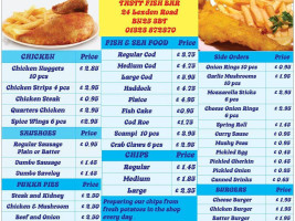 Yoncalla Deli menu