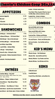 Sherria’s Chicken Coop 2go menu
