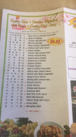 China King Buffet menu