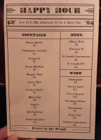 Parliament menu