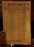 Parliament menu