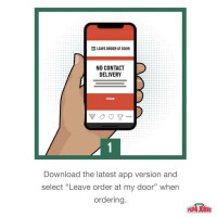 Papa Johns Pizza menu