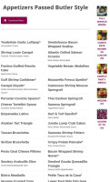 Simply Gourmet Caterers menu