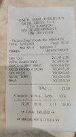 Joseph's Cafe menu