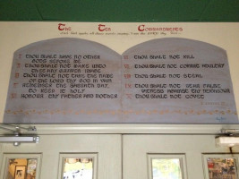 Ace's menu