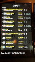 The Shop Beer Co. menu