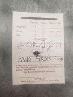 Two Trees Pizza menu