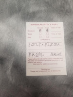 Two Trees Pizza menu