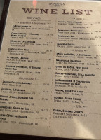 O Cabanon menu