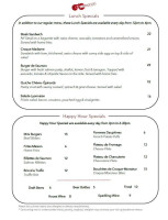 O Cabanon menu