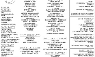 Riverfront Nutrition menu