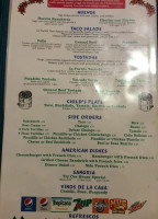 La Fuente menu