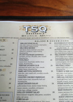 TSQ Brasserie menu