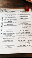 C'est Si Bon! Bistro+Vins menu