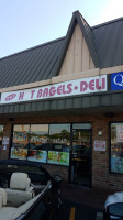 D V Bagels outside