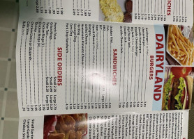 Dairy-land menu