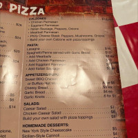 James Angelo's Underground Pizza menu