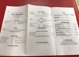 Guys menu