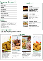 Commander Restaurant Bar menu