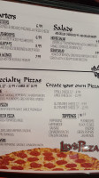Lily's Pizza menu