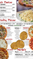 Lily's Pizza menu