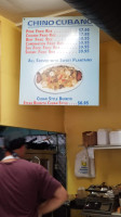 Tropicuba menu