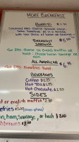 Park Row Cafe menu