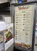 Yaba’s Middle Eastern Grill menu