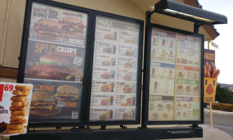 Burger King menu