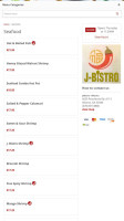 J's Bistro menu