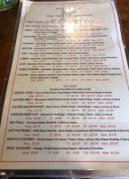 Krazy Moose Subs menu