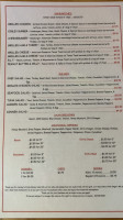 Krazy Moose Subs menu