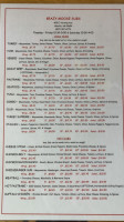 Krazy Moose Subs menu