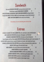 Colonial Quy-bau menu