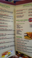 L&j Shack menu