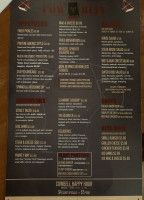 Cowbell Burger menu