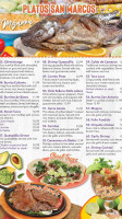 San Marcos Mexican Grill menu