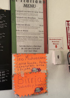 El Michoacano menu