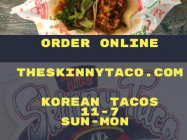 The Skinny Taco menu