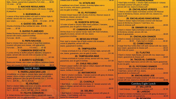 El Potosino menu