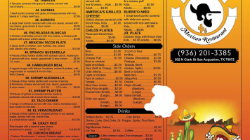 El Potosino menu