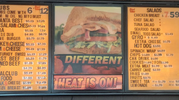 Subs Salads menu