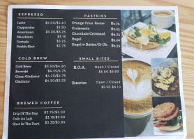 Social House Coffee menu