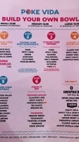 Poke Vida menu