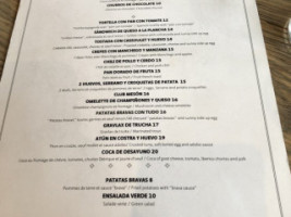 MesÓn menu